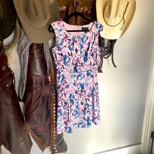 Beautiful multi-colored JCrew dress, size 6. Worn twice!